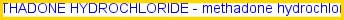 opioids, methadone from wholesaler